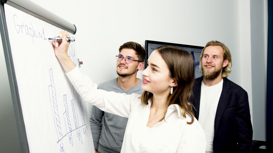 Porträt einer Studentin